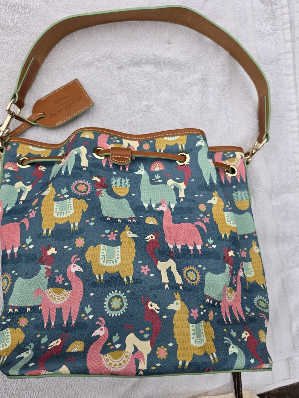 Dooney & Bourke Emperor's New Groove Llama Drawstring - Picture 3 of 14